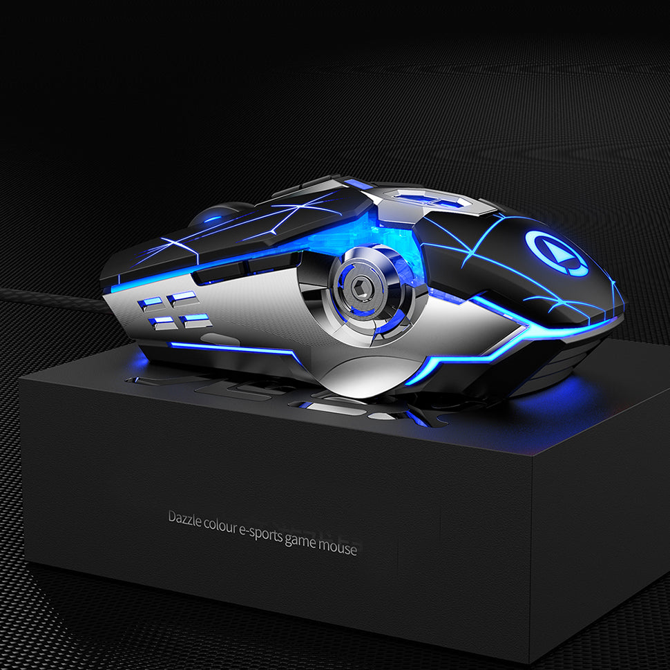 The "Cyber-Mech" Wired Gaming Mouse (Silent Edition) Price: £19.99