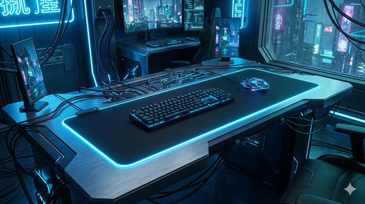 The "Battle-Ground" XL RGB Gaming Desk Mat (800mm)